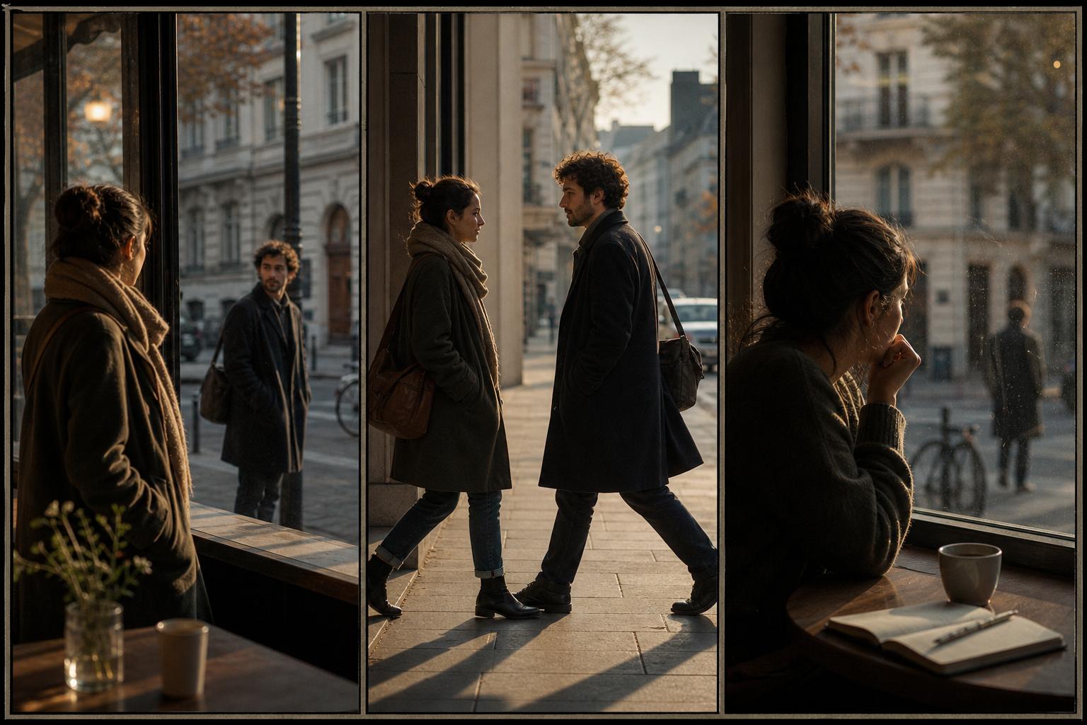 Curio Triptych for Why do some brief encounters stay in mind longer than expected? Narrative one.