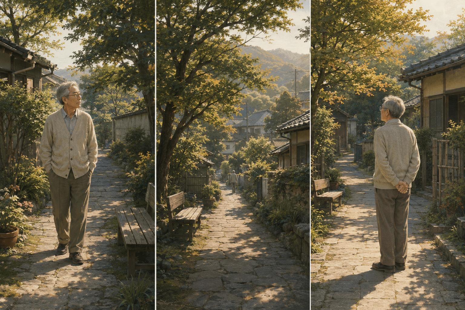Curio Triptych: why do we sometimes notice the distance between things